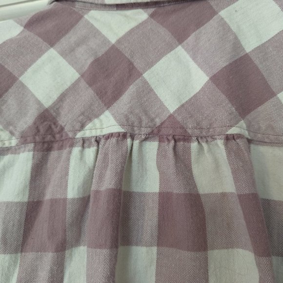 Loft Checked Shirt Women's Large - Picture 5 of 6